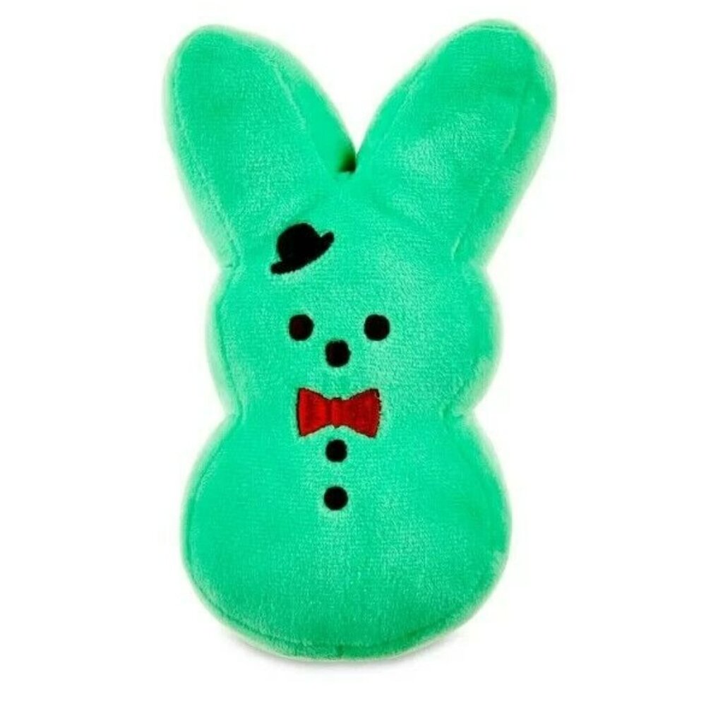 Peeps 6" Easter Plush Marshmallow Scented Bunny With Hat And Bowtie